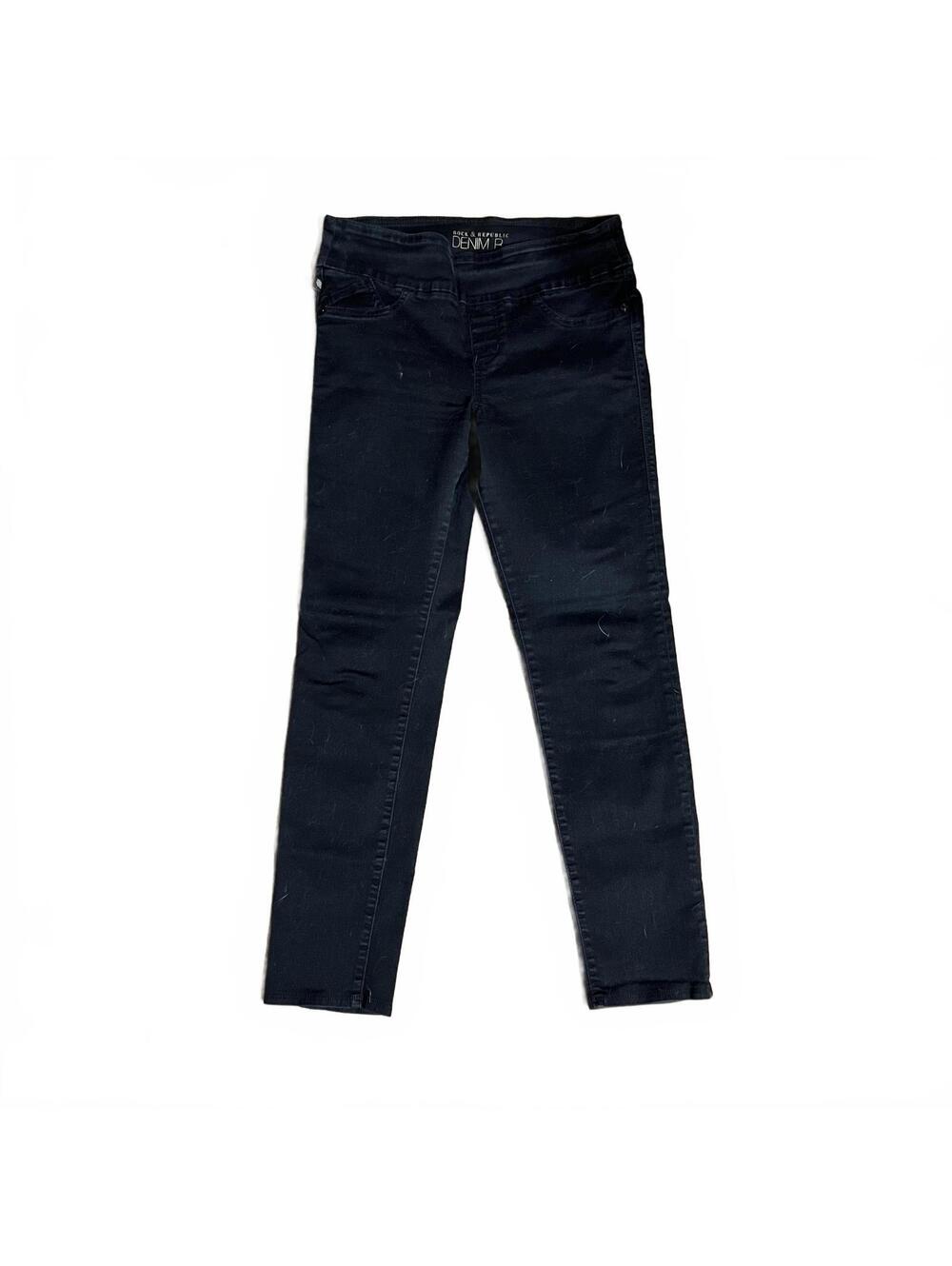 Rock & Republic Denim RX Black Skinny Jeans XL